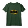 DC Batman Logo Classico Invecchiato Canotta - Maglietta ufficiale supereroi DC Comics per appassionati e collezionisti