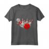 Palla da Bowling Pins Bowling - Maglietta da Bowling Strike - Regalo per Amanti del Bowling
