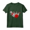 Palla da Bowling Pins Bowling - Maglietta da Bowling Strike - Regalo per Amanti del Bowling