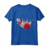 Palla da Bowling Pins Bowling - Maglietta da Bowling Strike - Regalo per Amanti del Bowling