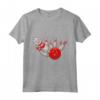 Palla da Bowling Pins Bowling - Maglietta da Bowling Strike - Regalo per Amanti del Bowling