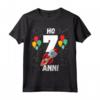 Ho 7 Anni - Compleanno Ragazzo Bambino Razzo Spaziale Maglietta - Regalo 7 Anni Spazio