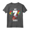 Ho 7 Anni - Compleanno Ragazzo Bambino Razzo Spaziale Maglietta - Regalo 7 Anni Spazio