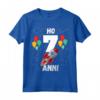 Ho 7 Anni - Compleanno Ragazzo Bambino Razzo Spaziale Maglietta - Regalo 7 Anni Spazio