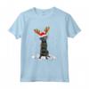 Labrador Retriever Albero di Natale - Pigiama Cane Natale Maglietta - Regalo Divertente per Proprietari di Cani Labrador
