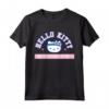 Hello Kitty Fitness Maglietta - Licenza Ufficiale HapTiger Apparel - Ideale per Appassionati di Fitness