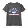 Hello Kitty Fitness Maglietta - Licenza Ufficiale HapTiger Apparel - Ideale per Appassionati di Fitness