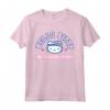 Hello Kitty Fitness Maglietta - Licenza Ufficiale HapTiger Apparel - Ideale per Appassionati di Fitness