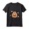 Maglietta di Halloween della Zucca di HapTiger - Ideale per la Festa - Leggera e Confortevole