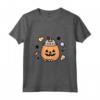 Maglietta di Halloween della Zucca di HapTiger - Ideale per la Festa - Leggera e Confortevole