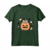 Maglietta di Halloween della Zucca di HapTiger - Ideale per la Festa - Leggera e Confortevole