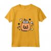 Maglietta di Halloween della Zucca di HapTiger - Ideale per la Festa - Leggera e Confortevole