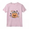 Maglietta di Halloween della Zucca di HapTiger - Ideale per la Festa - Leggera e Confortevole