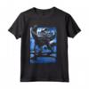 Jurassic World Raptor Moon Light Logo Maglietta - Officially Licensed HapTiger Apparel for Fans - Buy Now!