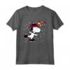 HapTiger Snoopy and Woodstock Skate Holiday - Maglietta a Maniche Lunghe - T Maglia a Manica - Licenza Ufficiale - OPNT-0019