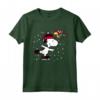 HapTiger Snoopy and Woodstock Skate Holiday - Maglietta a Maniche Lunghe - T Maglia a Manica - Licenza Ufficiale - OPNT-0019