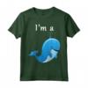 Maglietta con balene blu per bambini I'm a Whale Shirt - Design divertente per studenti cetacei e amanti dell'oceano
