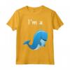 Maglietta con balene blu per bambini I'm a Whale Shirt - Design divertente per studenti cetacei e amanti dell'oceano