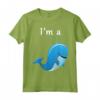 Maglietta con balene blu per bambini I'm a Whale Shirt - Design divertente per studenti cetacei e amanti dell'oceano