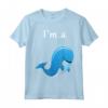 Maglietta con balene blu per bambini I'm a Whale Shirt - Design divertente per studenti cetacei e amanti dell'oceano