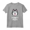 Mamma Husky Huskies Siberiani - Husky Mom Maglietta per Donne Amanti degli Husky - Abbigliamento da Mamma Husky dei Cartoni Animati