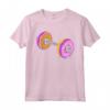Donut Barbell Novità T-Shirt Maglietta - Leggera e Confortevole per Fitness e Tempo Libero