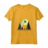 HapTiger The Extra-Terrestrial Rainbow Bike Trail Sketch Maglietta con Collo a V - Officially Licensed Apparel for E.T. Fans - Unique Design