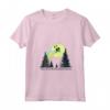 HapTiger The Extra-Terrestrial Rainbow Bike Trail Sketch Maglietta con Collo a V - Officially Licensed Apparel for E.T. Fans - Unique Design