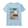 Padel Tennis Regalo Eat Sleep Padel Repeat Divertente Maglietta - Ideale per Compleanno o Appassionati di Sport con la Palla