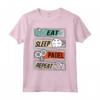 Padel Tennis Regalo Eat Sleep Padel Repeat Divertente Maglietta - Ideale per Compleanno o Appassionati di Sport con la Palla