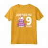 Compleanno 9 Gatto Bambini Regalo - Adesso ho 9 Anni Maglietta per Compleanni - Design Divertente