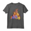 HapTiger Winnie the Pooh Hundred Acre Kanga Roo Group Hug Maglietta - Official Merchandise for Boys, Girls, Men, Women, and Moms
