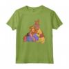 HapTiger Winnie the Pooh Hundred Acre Kanga Roo Group Hug Maglietta - Official Merchandise for Boys, Girls, Men, Women, and Moms