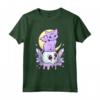 Kawaii - Gatto e Teschio Pastello, Motivo Goth Maglietta - Strega Pagana Occulta Gotica Wicca - Nu Goth Estetico