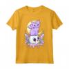Kawaii - Gatto e Teschio Pastello, Motivo Goth Maglietta - Strega Pagana Occulta Gotica Wicca - Nu Goth Estetico