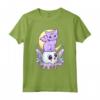 Kawaii - Gatto e Teschio Pastello, Motivo Goth Maglietta - Strega Pagana Occulta Gotica Wicca - Nu Goth Estetico