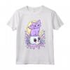 Kawaii - Gatto e Teschio Pastello, Motivo Goth Maglietta - Strega Pagana Occulta Gotica Wicca - Nu Goth Estetico
