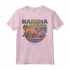 HapTiger The Lion King Hakuna Matata Sunset Silhouette Poster Maglietta - Officially Licensed Apparel for Disney Fans
