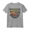 HapTiger The Lion King Hakuna Matata Sunset Silhouette Poster Maglietta - Officially Licensed Apparel for Disney Fans