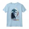 HapTiger Infinity War Black Widow Geo Portrait Maglietta - Officially Licensed Apparel for Black Widow Fans - 18MARL00109A-001