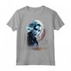 HapTiger Infinity War Black Widow Geo Portrait Maglietta - Officially Licensed Apparel for Black Widow Fans - 18MARL00109A-001