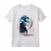 HapTiger Infinity War Black Widow Geo Portrait Maglietta - Officially Licensed Apparel for Black Widow Fans - 18MARL00109A-001