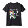 Bambino 7 Compleanno Bambini Unicorno - Maglietta Compleanno per Ragazza di 7 Anni - Idea Regalo Originale