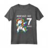 Bambino 7 Compleanno Bambini Unicorno - Maglietta Compleanno per Ragazza di 7 Anni - Idea Regalo Originale