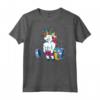 Unicorno Sollevamento Pesi Maglietta - Fitness Palestra Donna - Idea Regalo Divertente per Squadra di Unicorni Arcobaleno