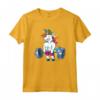 Unicorno Sollevamento Pesi Maglietta - Fitness Palestra Donna - Idea Regalo Divertente per Squadra di Unicorni Arcobaleno