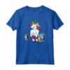 Unicorno Sollevamento Pesi Maglietta - Fitness Palestra Donna - Idea Regalo Divertente per Squadra di Unicorni Arcobaleno