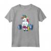 Unicorno Sollevamento Pesi Maglietta - Fitness Palestra Donna - Idea Regalo Divertente per Squadra di Unicorni Arcobaleno