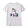 Unicorno Sollevamento Pesi Maglietta - Fitness Palestra Donna - Idea Regalo Divertente per Squadra di Unicorni Arcobaleno