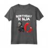 Bambino Compleanno Ninja 6 anni - Maglietta Shinobi Cute Adorabile Adorabile - Regalo Divertente per Natale o Compleanno